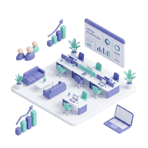 SaqSam Techworks Hero Illustration